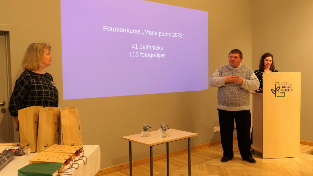 Fotokonkursa „Mans putns 2023” laureātu apbalvošana un izstādes atklāšana